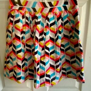 Colorful linen skirt by Cynthia Rowley